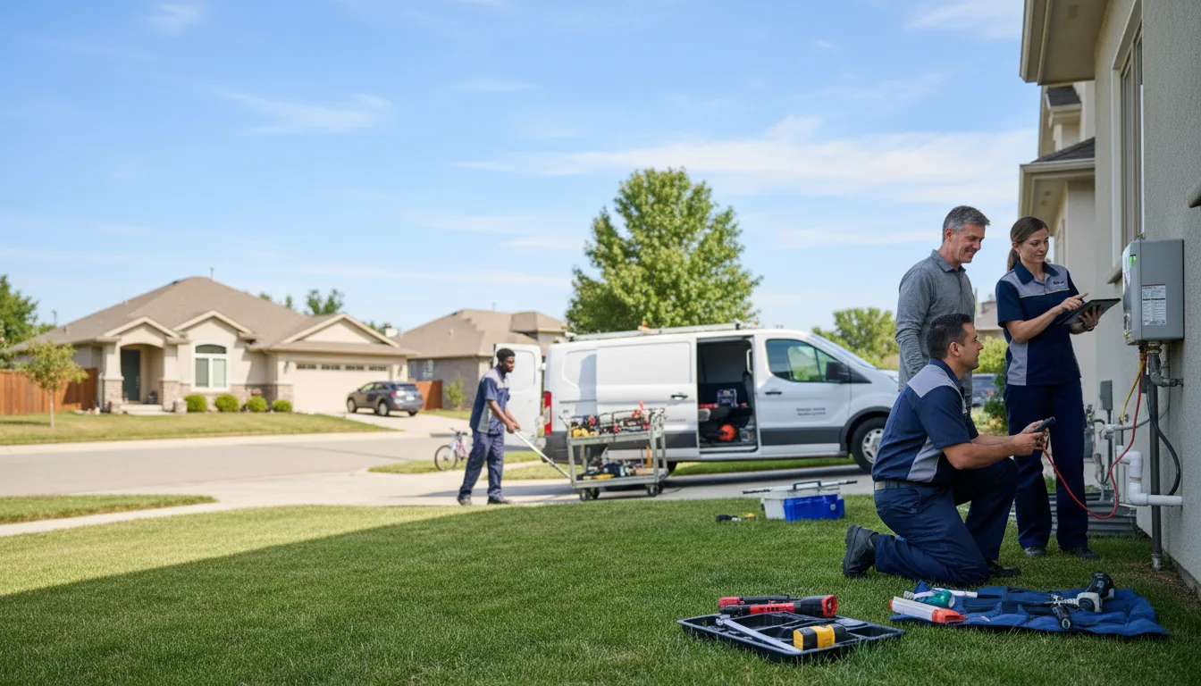 Tankless water heater service in Georgetown, IL